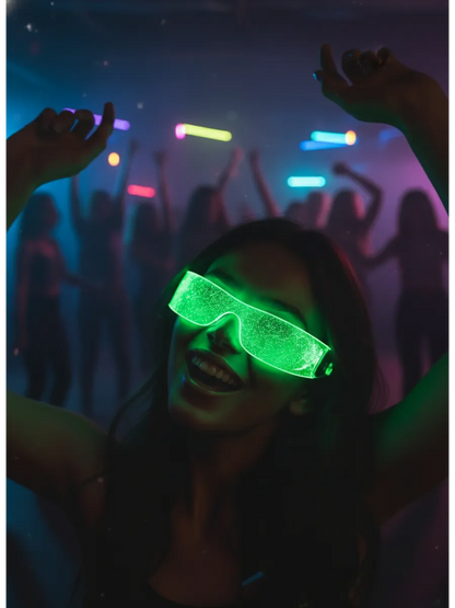 Visionäres LED-Cyberpunk-Visier – 121 Farbkombinationen Professionelle Edition