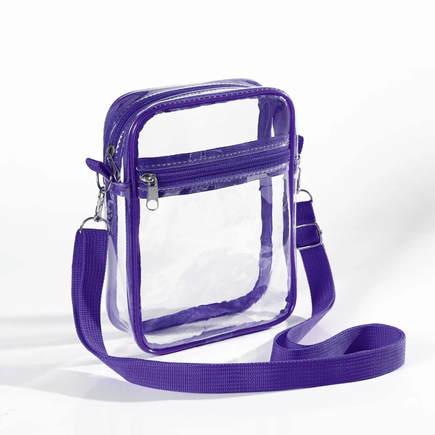 Offizielle stadiontaugliche transparente Tasche – Lila Konzert-Essential