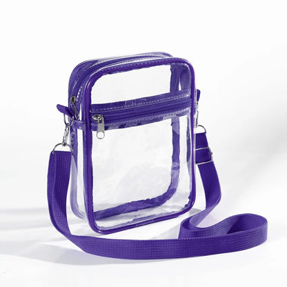 Offizielle stadiontaugliche transparente Tasche – Lila Konzert-Essential