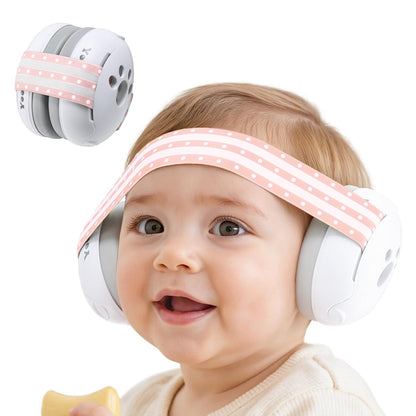 Baby Ear Muffs Noise Protection, 25dB Noise Cancelling Headphones for Infants Toddlers Airplane Travel Essentials