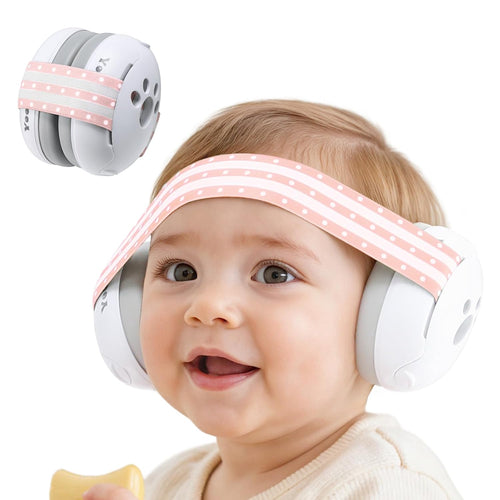 Baby Ear Muffs Noise Protection, 25dB Noise Cancelling Headphones for Infants Toddlers Airplane Travel Essentials
