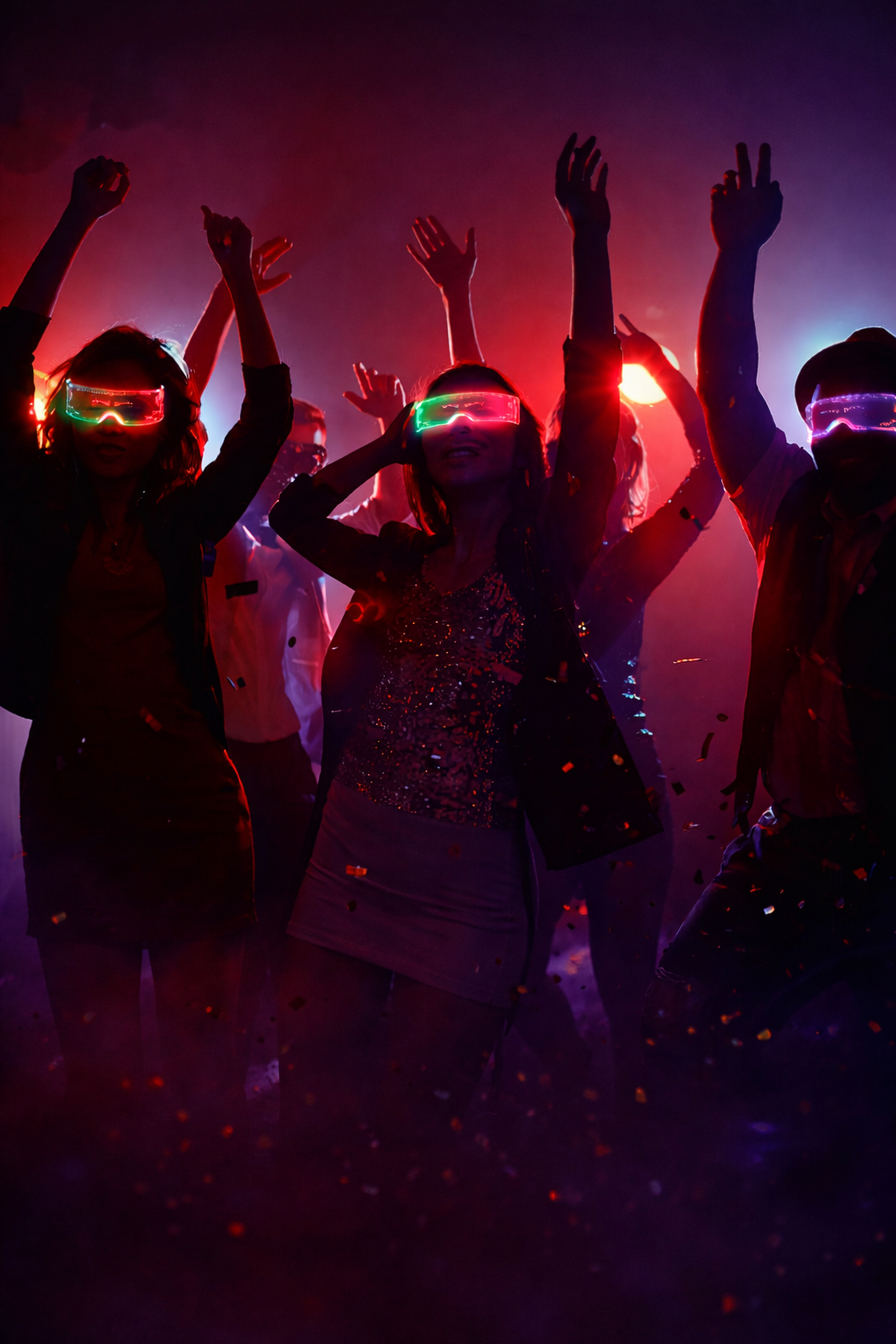 Visionäres LED-Cyberpunk-Visier – 121 Farbkombinationen Professionelle Edition